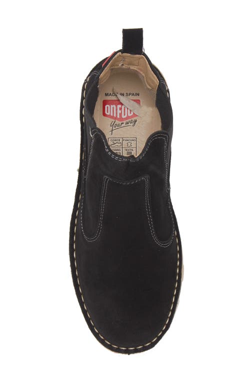 On Foot Silken Chelsea Boot In Black