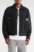 Carhartt Work In Progress Belmar Snakeskin Print Denim Jacket