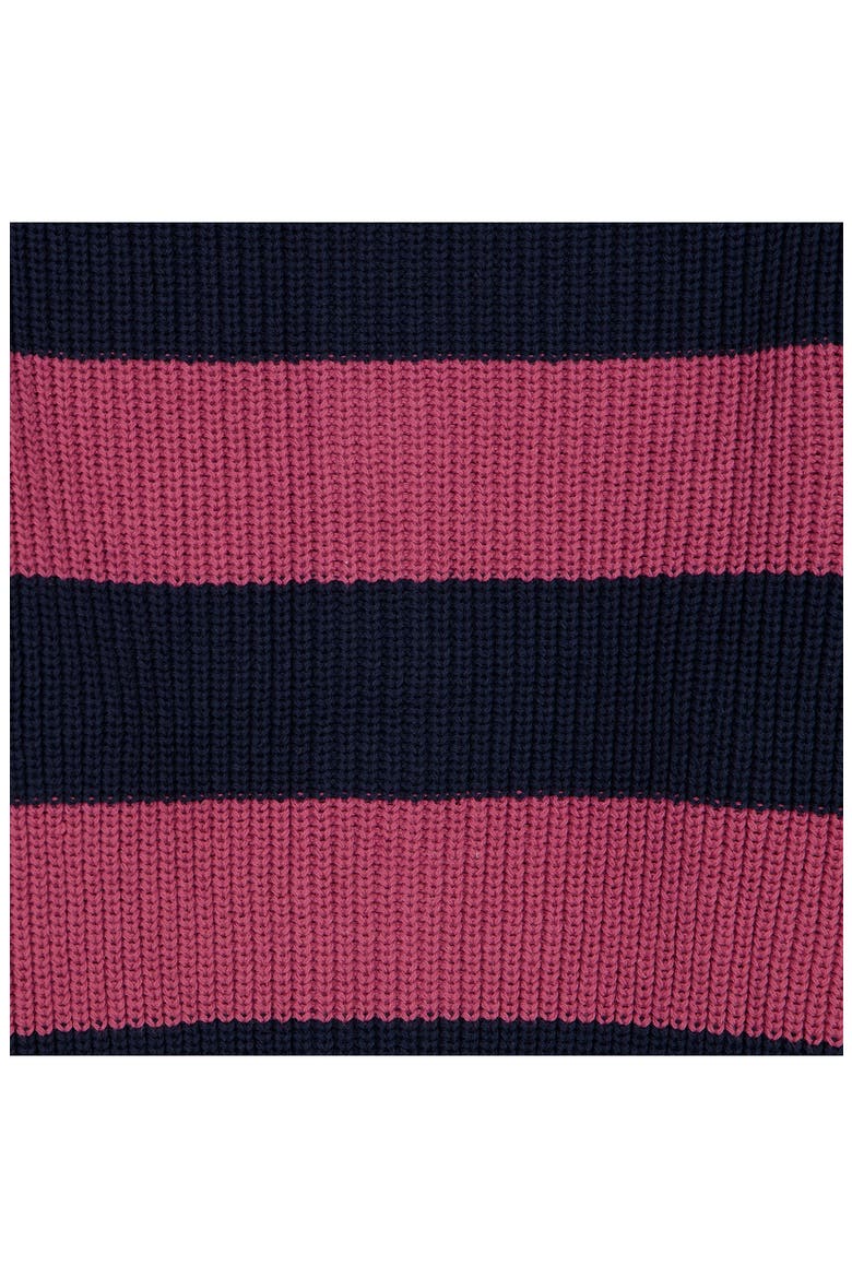 Kids' Rugby Stripe Cardigan, Alternate, color, NAVY BLAZER