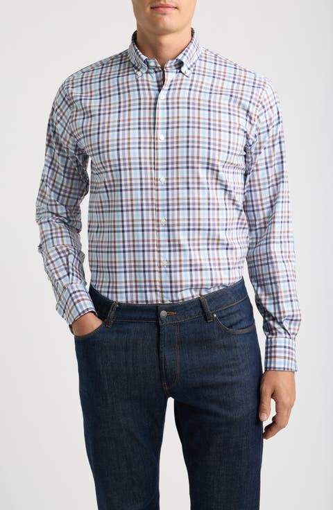 Elliot Checked Stretch Sport Shirt