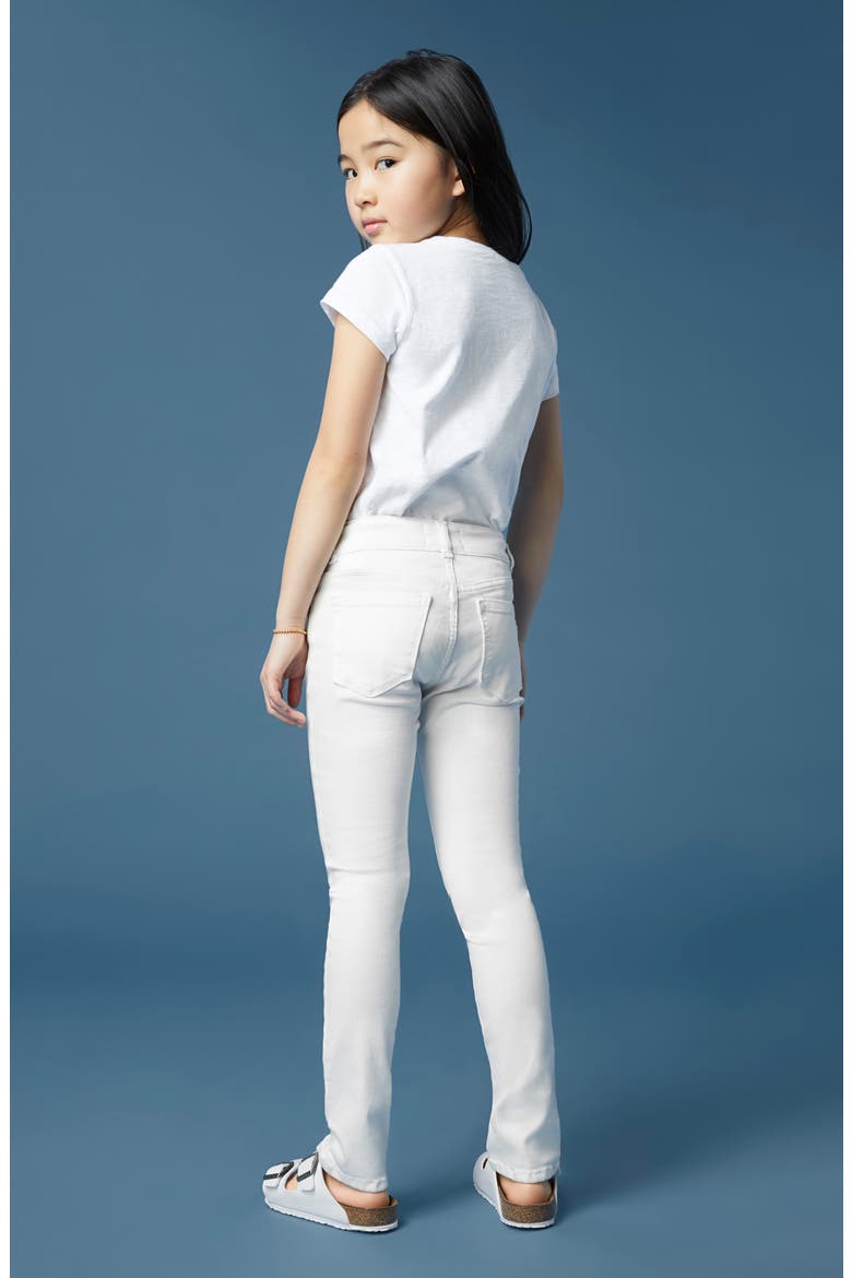 Kids' Chloe Skinny Jeans, Alternate, color, SNOW