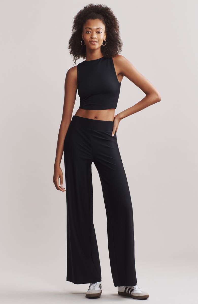 Rhone Ripple Wide Leg Sweatpants, Alternate, color, 