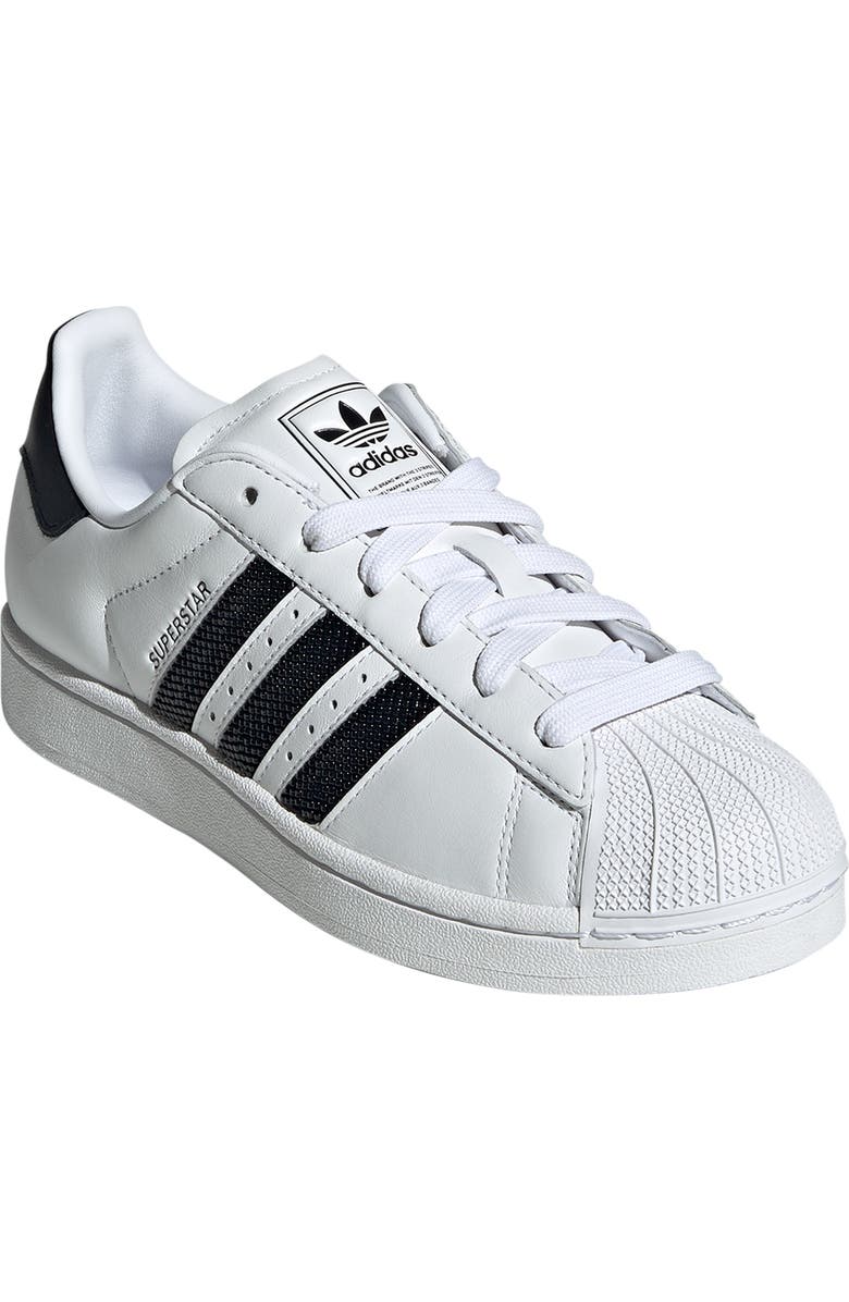 adidas Superstar II Sneaker, Main, color, White/ Black/ White