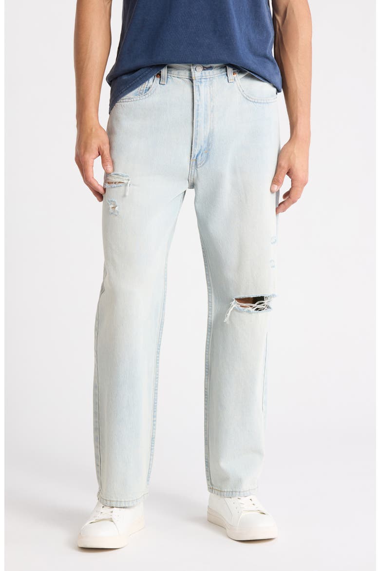 565 Loose Straight Leg Jeans, Main, color, HINT OF INDIGO DX