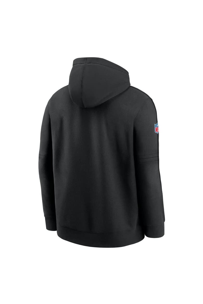 Men's Nike Black New York Jets 2024 NFL Crucial Catch Club Pullover Hoodie, Alternate, color, Black