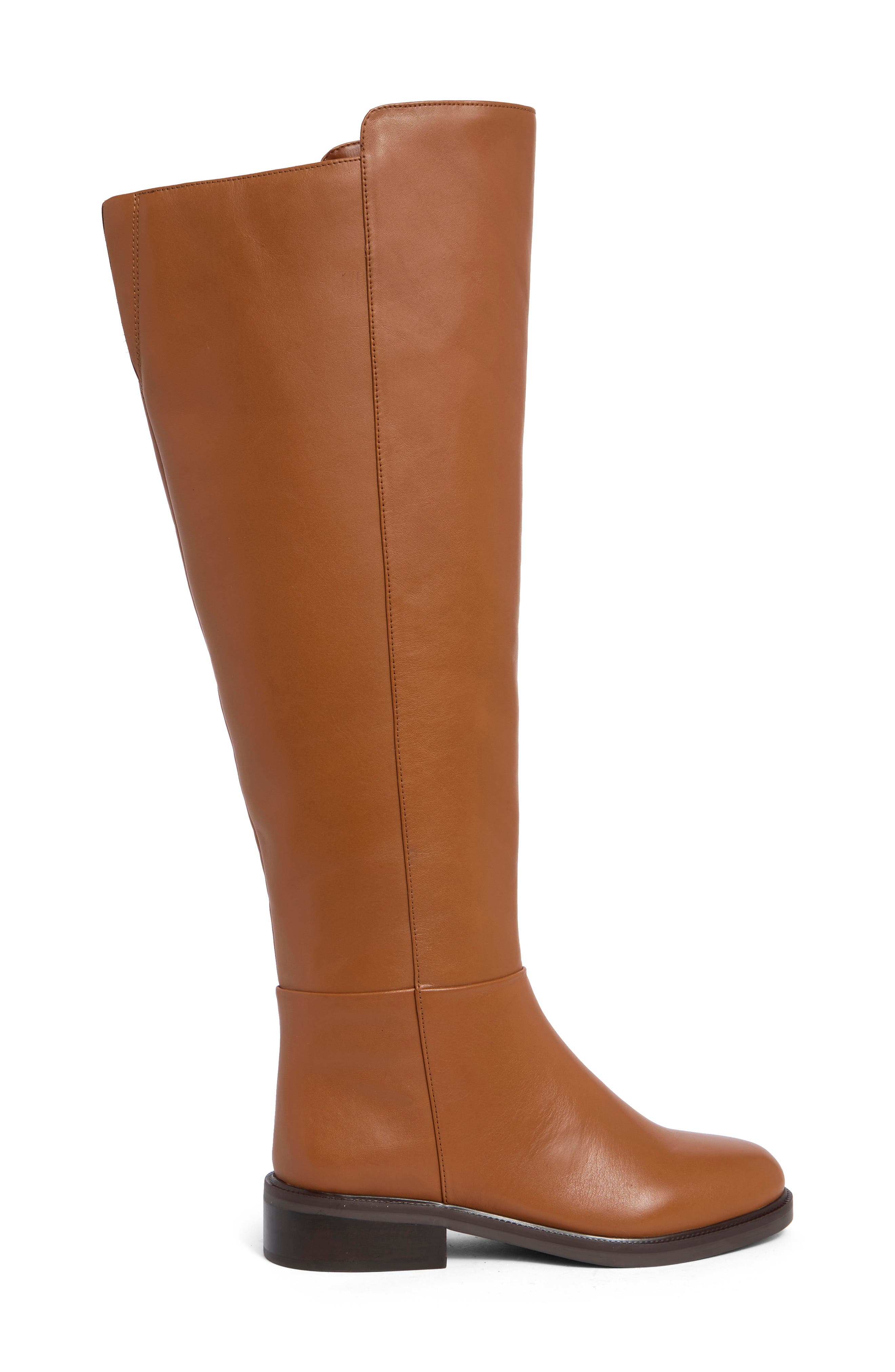 Amiyah Over the Knee Leather Boot, Alternate, color, WHISKEY