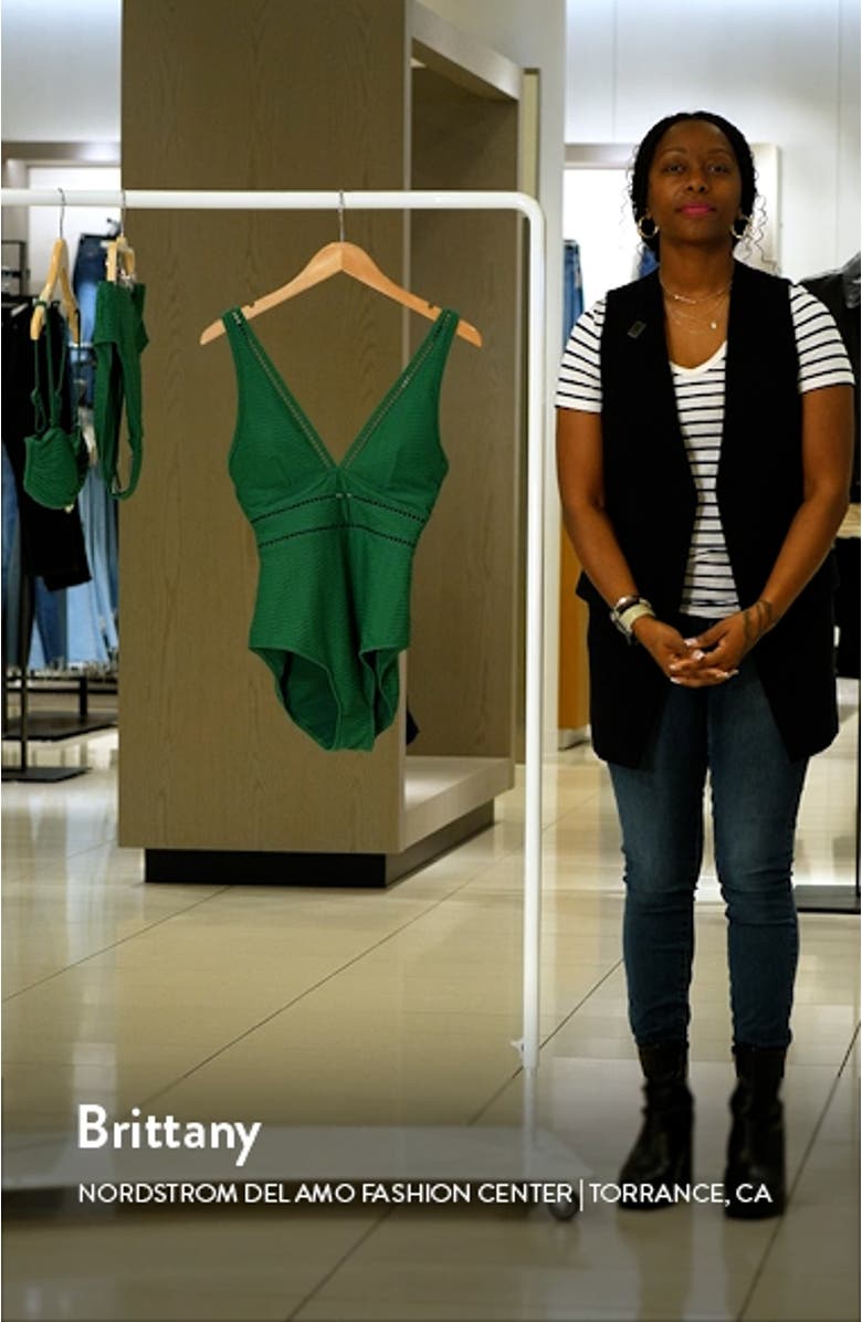 Spliced One-Piece Swimsuit, sales video thumbnail