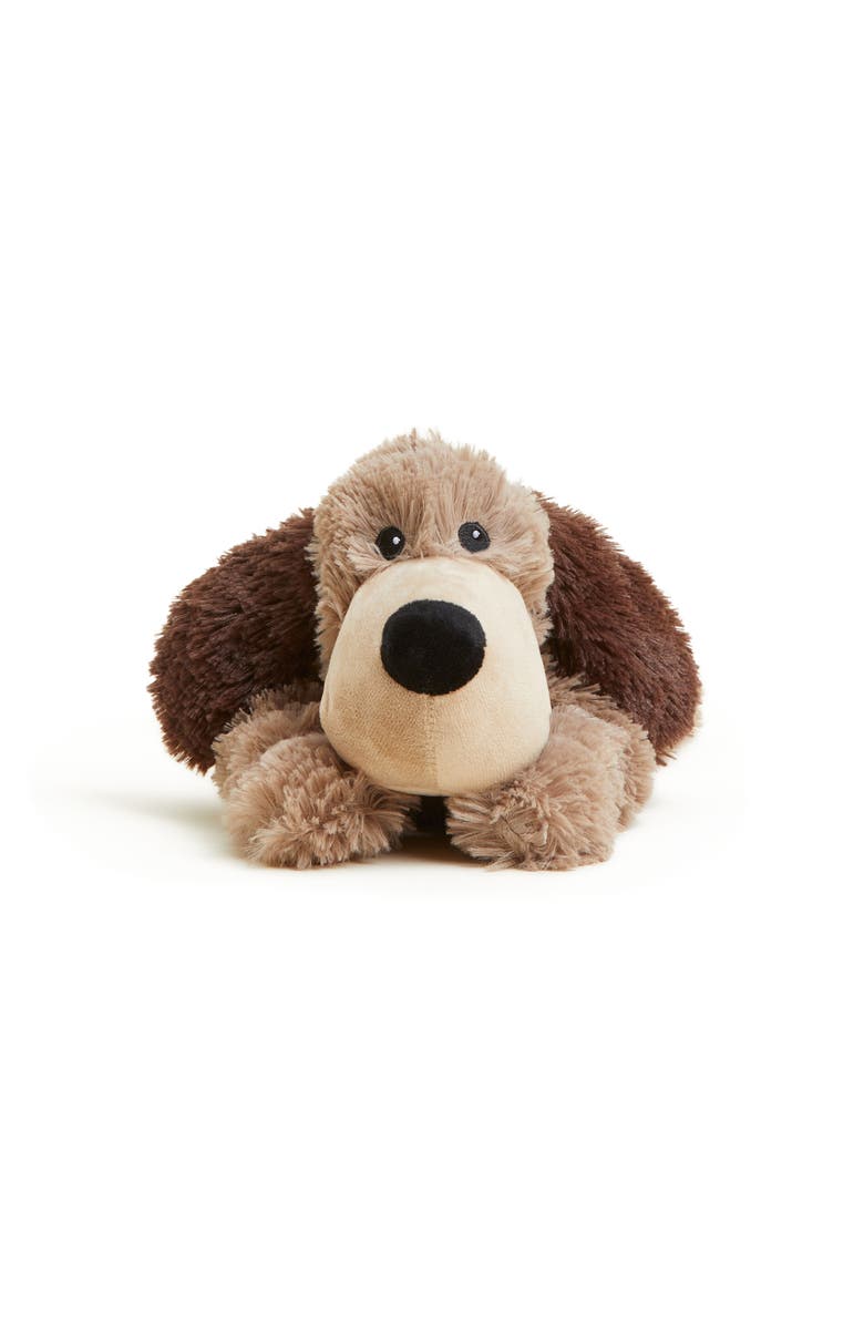 Warmies Brown Dog Plush Toy, Alternate, color, Medium Brown