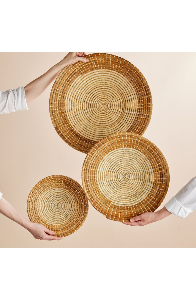 kanju Interiors Pete Banana Bark Basket, Alternate, color, Natural