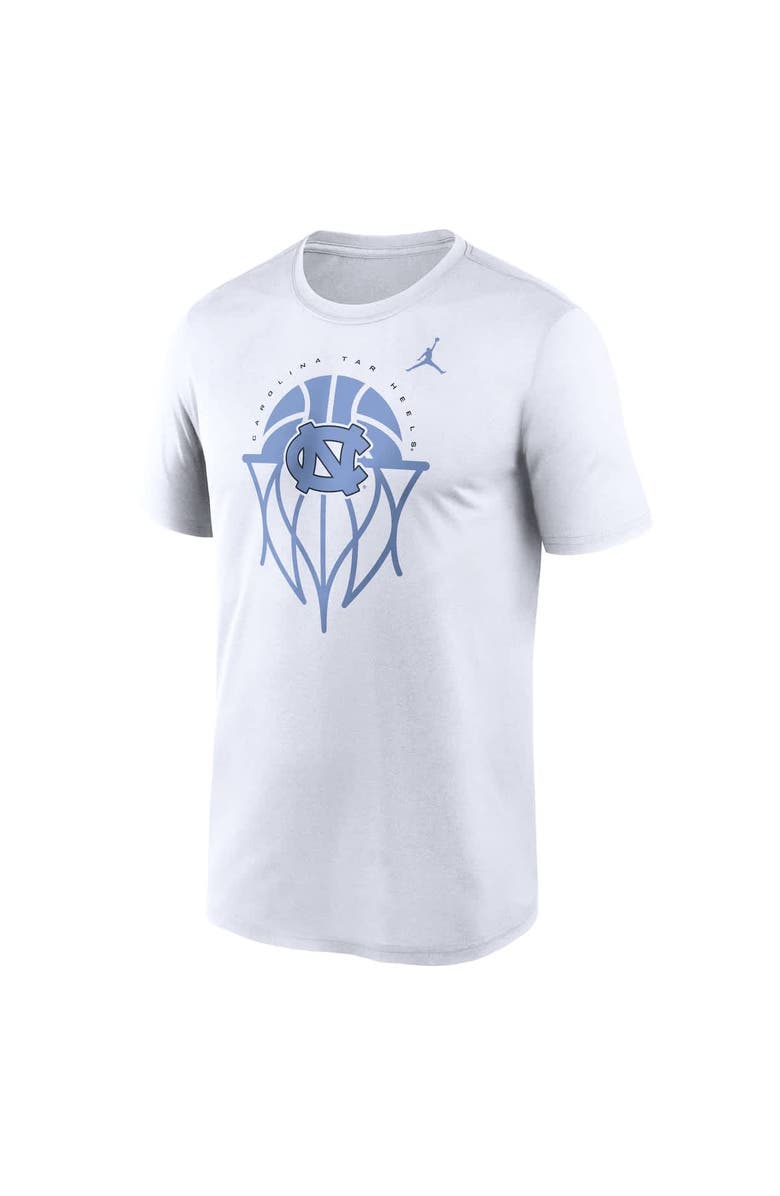 Jordan Brand Men's Jordan Brand White North Carolina Tar Heels Basketball Icon Legend Dri-FIT T-Shirt, Alternate, color, White