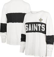 '47 Women's '47 Cream New Orleans Saints Clubhouse Pride Taylor Long Sleeve T-Shirt
