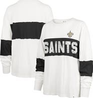 '47 Women's '47 Cream New Orleans Saints Clubhouse Pride Taylor Long Sleeve T-Shirt