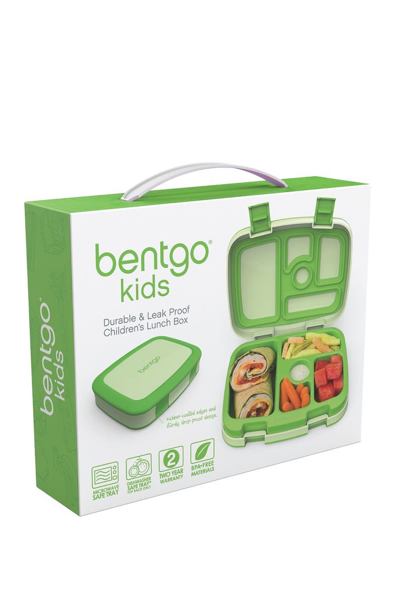 Kids Leakproof Lunch Box - Orange, Alternate, color, GREEN
