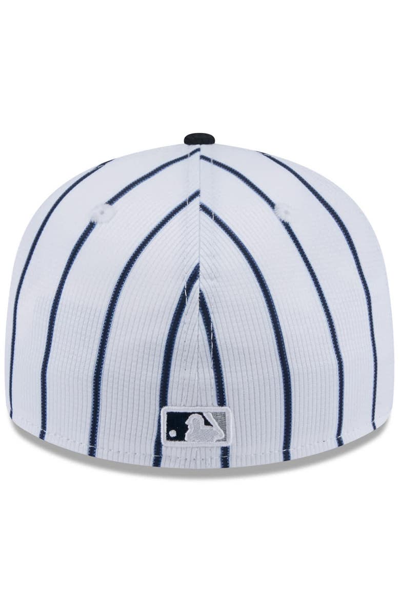 New Era Men's New Era White/Navy New York Yankees 2025 Spring Training Low Profile 59FIFTY Fitted Hat, Alternate, color,
