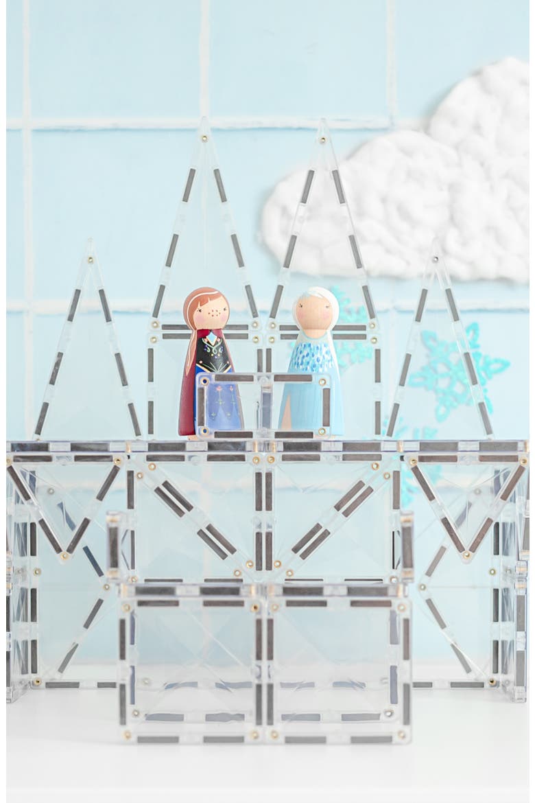 Kids' Clear Magnetic Tiles 34-Piece Starter Pack, Alternate, color, CLEAR