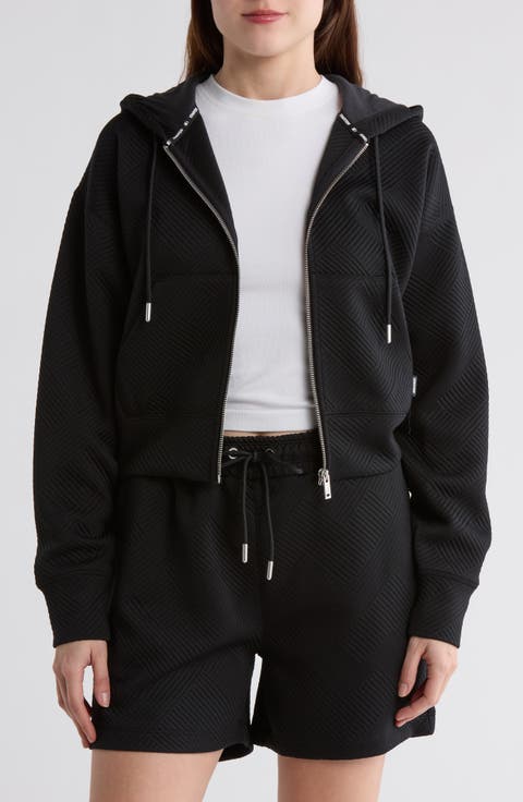 Jacquard Zip Hoodie