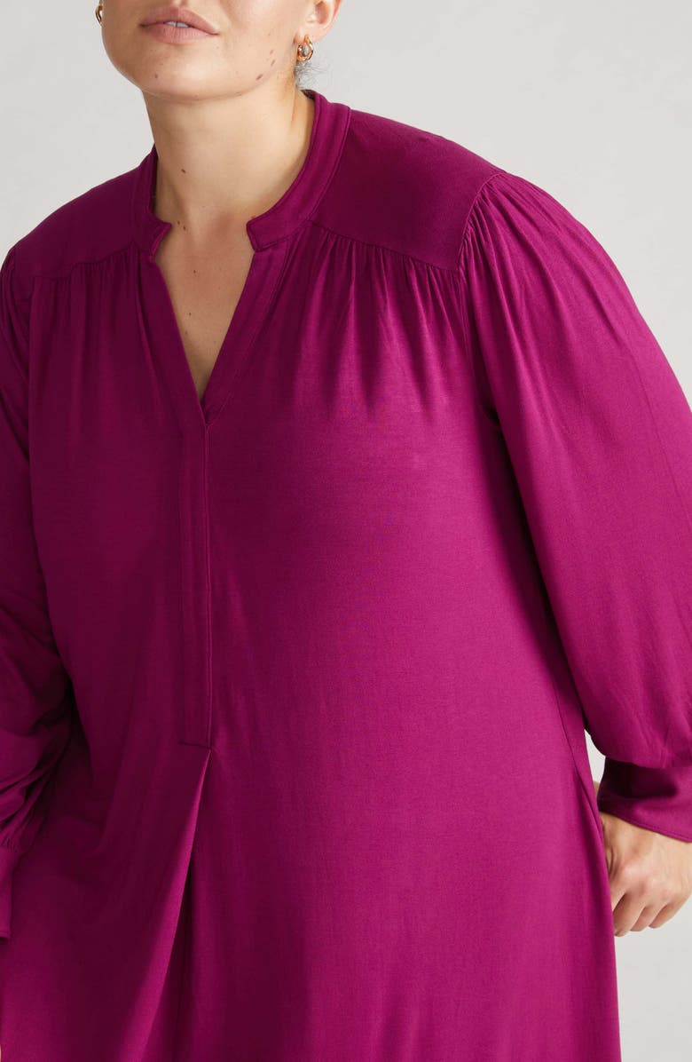 Universal Standard Liquid Long Sleeve Dress, Alternate, color, Rothko Purple