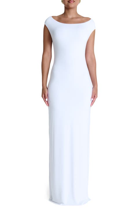 Off the Shoulder Maxi Dress