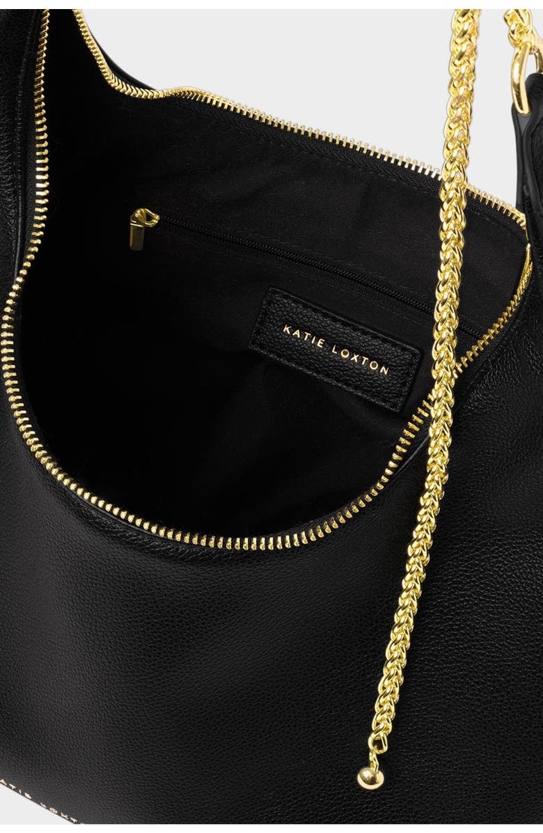 Katie Loxton Remi Slider Chain Shoulder Bag, Alternate, color, Black