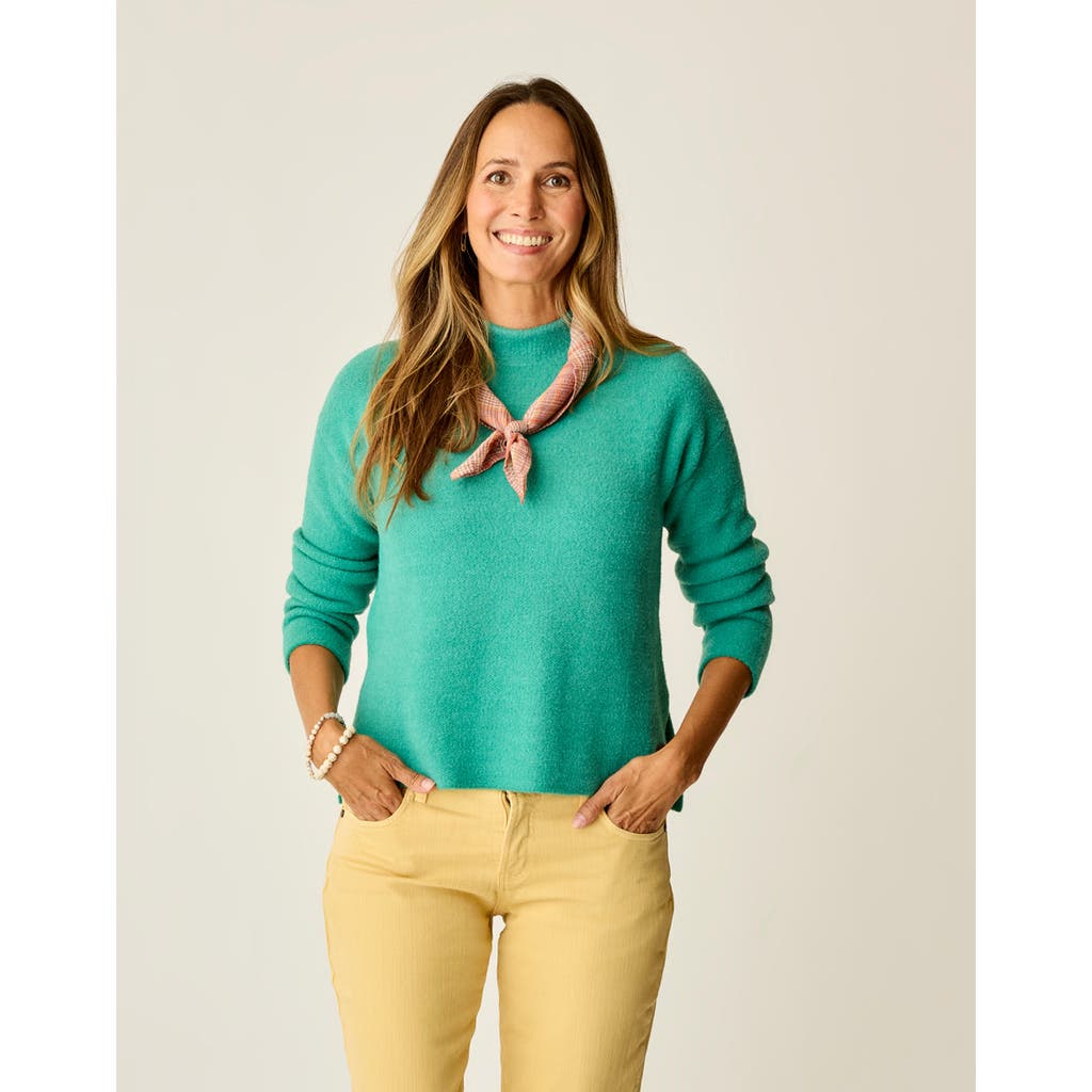 Carve Designs Olivia Plush Sweater In Green