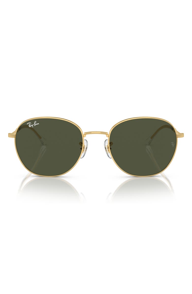 Ray-Ban 55mm Phantos Sunglasses, Main, color, Gold Flash