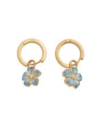 Fable England Flower Huggie Earrings