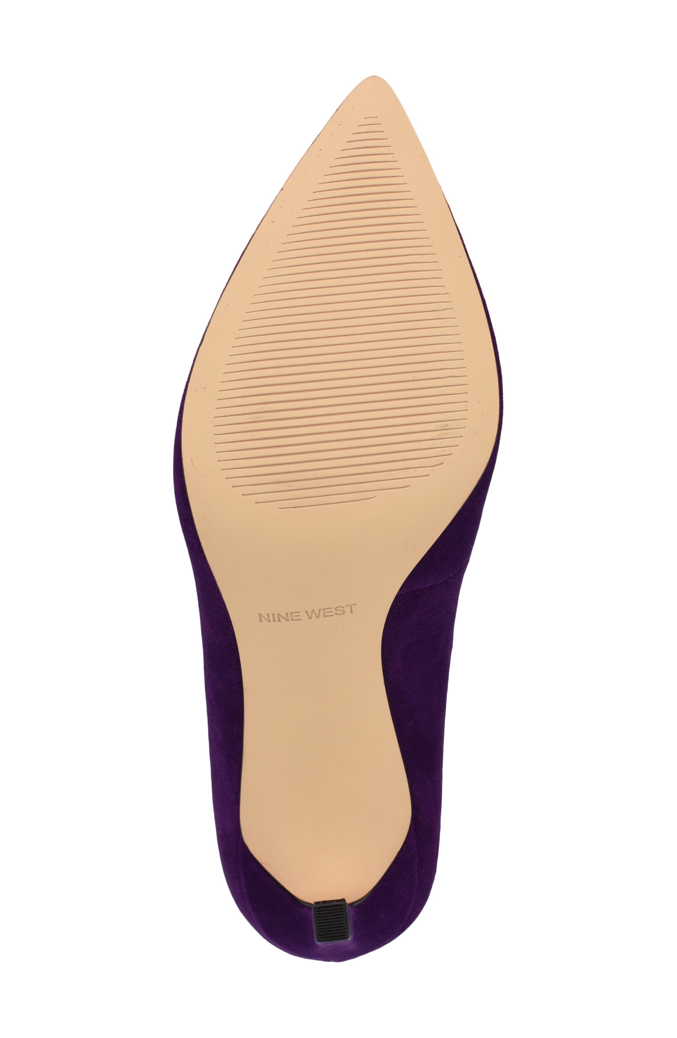 Nine West Tatiana Pointed Toe Pump, Alternate, color, Dark Purple