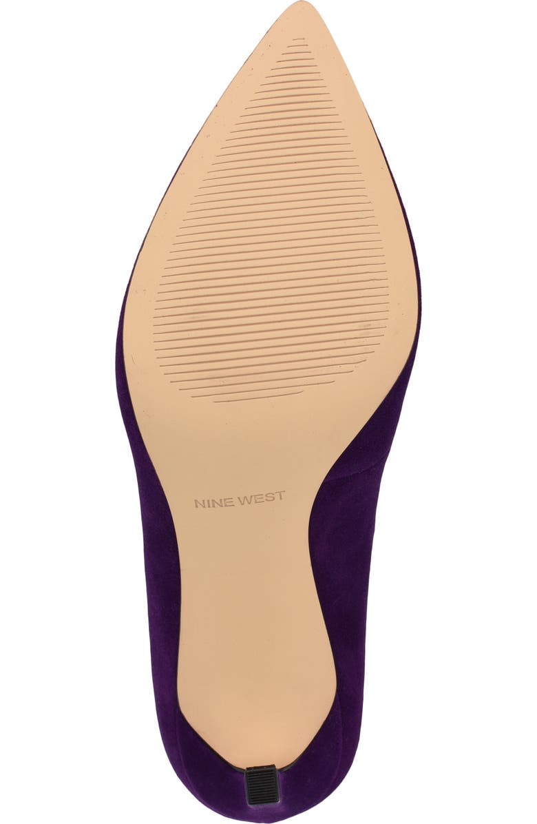 Nine West Tatiana Pointed Toe Pump, Alternate, color, Dark Purple