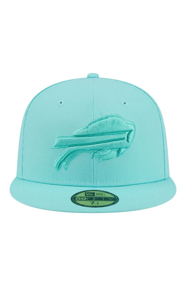 New Era Men's New Era Turquoise Buffalo Bills Color Pack 59FIFTY Fitted Hat, Alternate, color, Turquoise