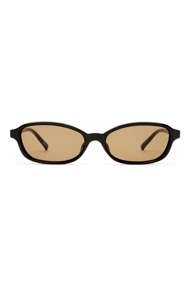 Honey Pot 55mm Oval Sunglasses, Main, color, BLACK / BROWN MONO