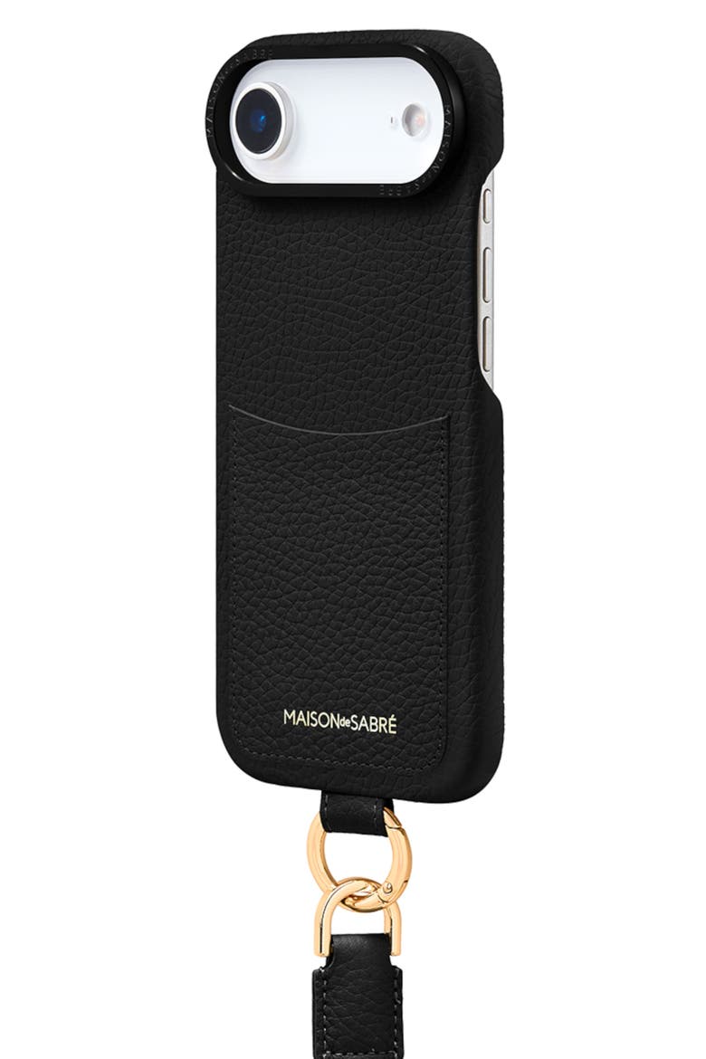 Sling Phone Case iPhone 17 Air, Alternate, color, Black Caviar