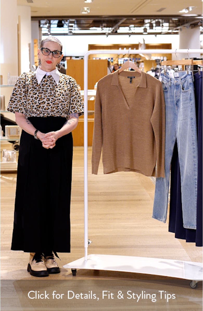 Classic Collar Wool Sweater, sales video thumbnail