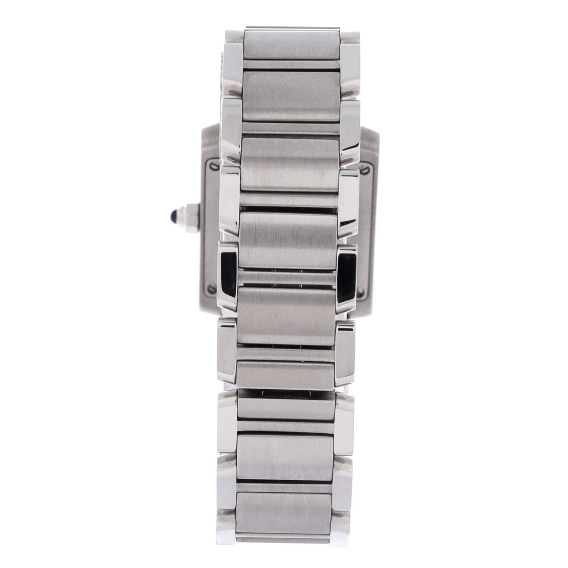 Tank Francaise Quartz Watch Stainless Steel 20, Alternate, color, Metallic Silver