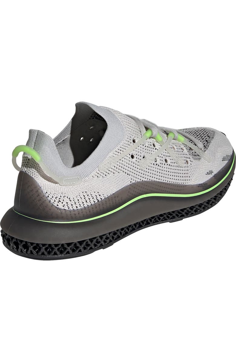 adidas 4D Fusio Sneaker, Alternate, color, Grey One/ Black/ Signal Green