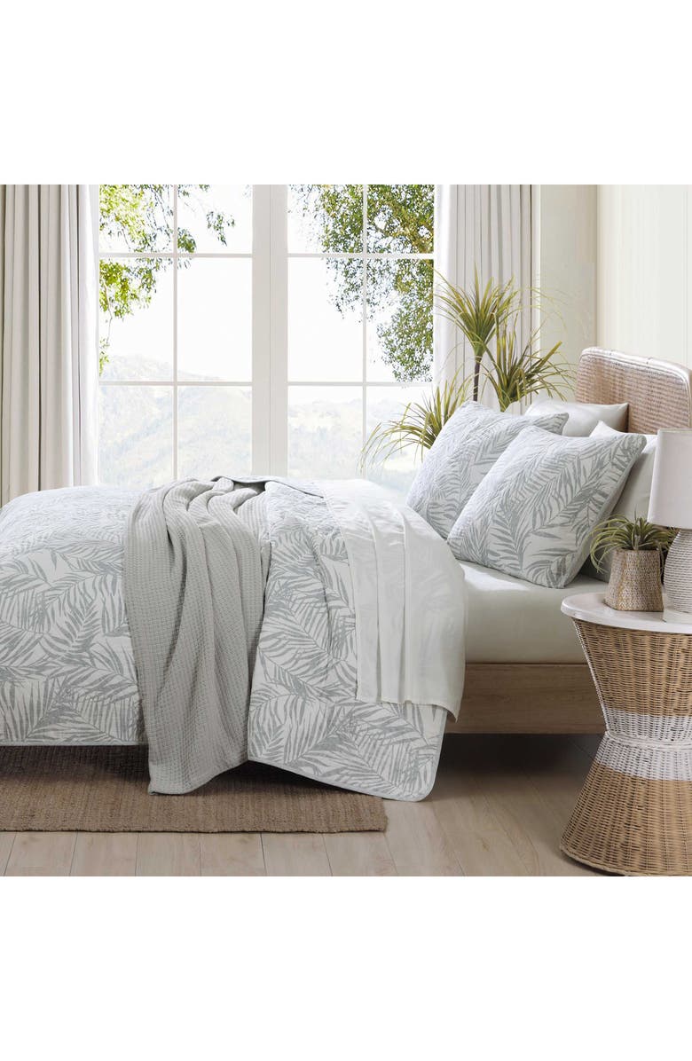 Tommy Bahama Palmday Cotton Quilt & Sham Set, Alternate, color, Bahama Grey