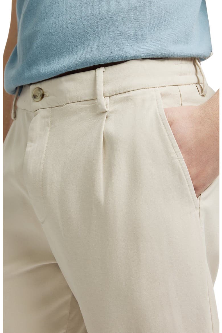 Pull On Cotton Tencel Pant, Alternate, color, Stone