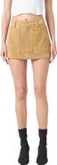 BLANKNYC Suede Micromini Skirt
