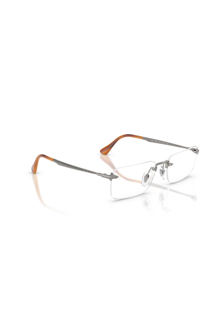55mm Rectangle optical glasses, Alternate, color, Grey