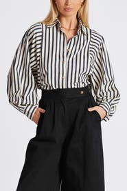 Bishop + Young Aly Dolman Sleeve Striped Top