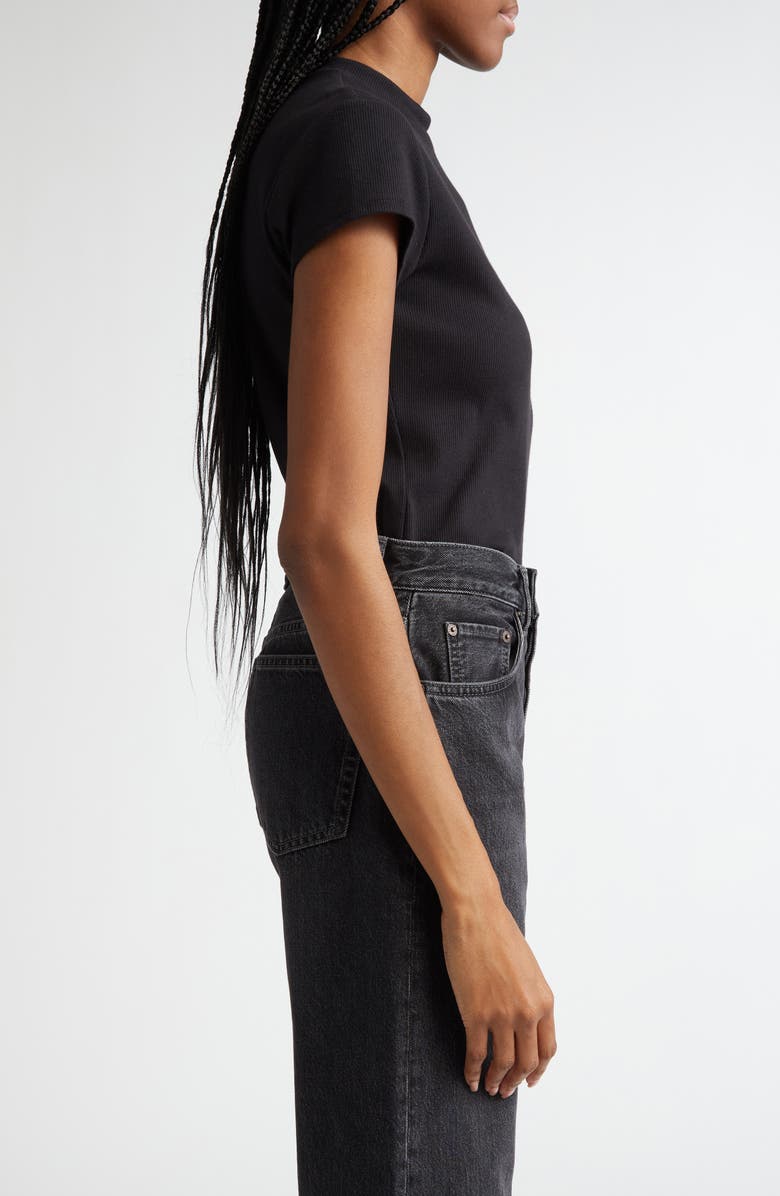 K.NGSLEY Sam Stretch Cotton Rib T-Shirt, Alternate, color, 