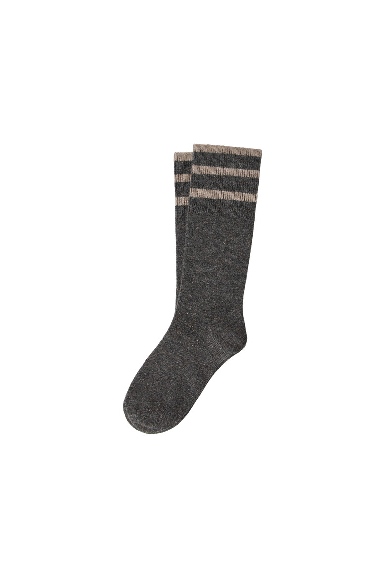 Sparkling cashmere knit socks, Alternate, color, Dark Grey