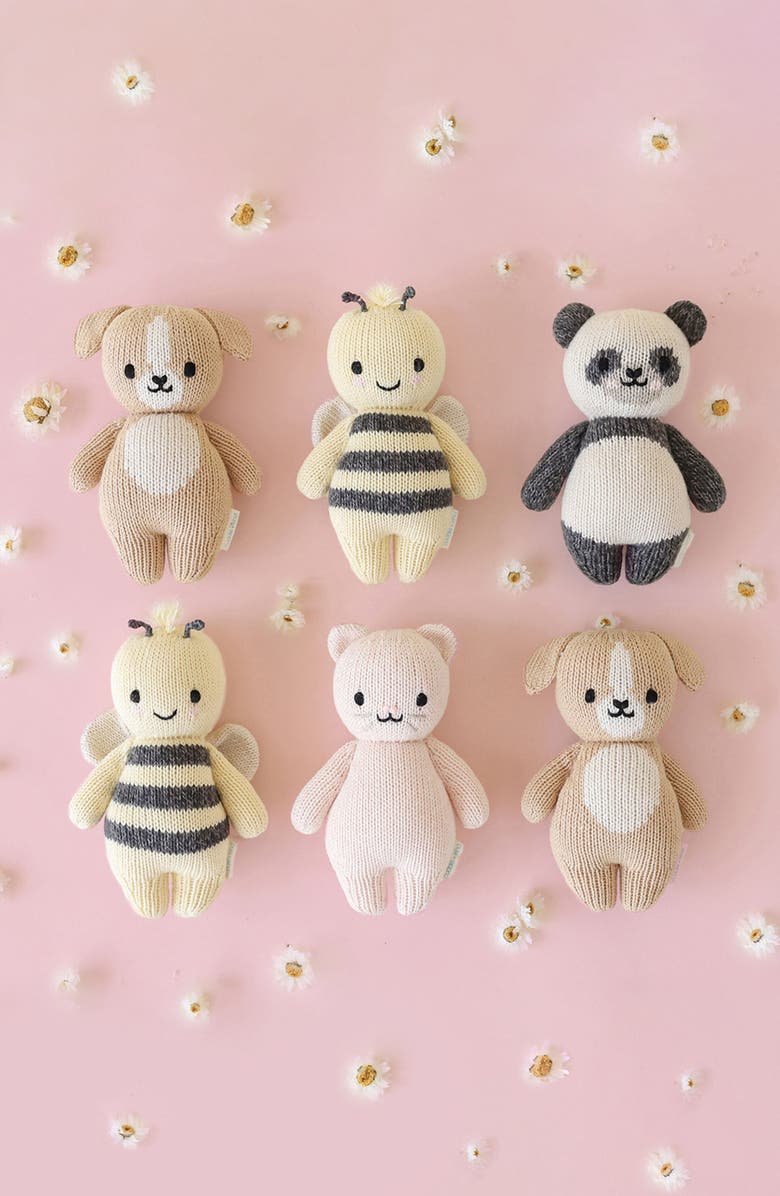 cuddle+kind Baby Puppy Stuffed Animal, Alternate, color, Brown