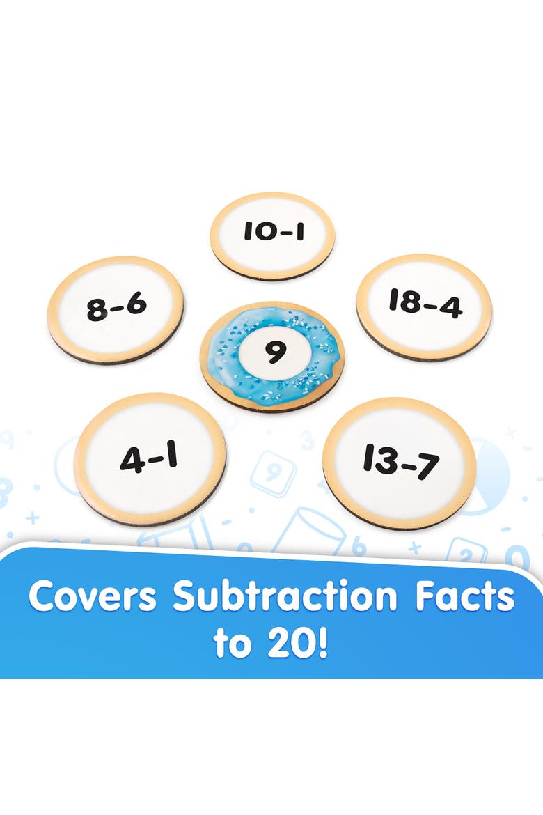 Subtraction Snacks Math Game, Alternate, color, Multicolored