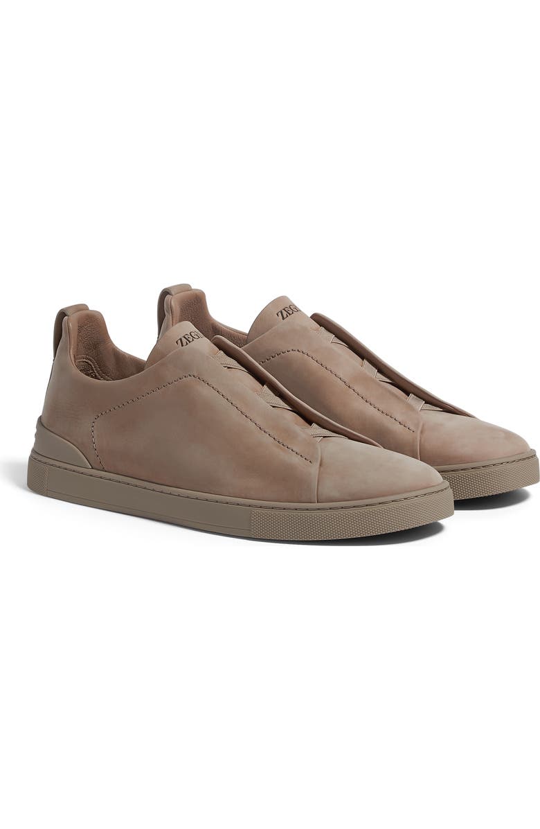 ZEGNA Triple Stitch<sup>™</sup> SECONDSKIN Sneaker, Main, color, Dark Beige