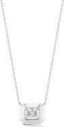 GLAZE JEWELRY Radiant Cubic Zirconia Pendant Necklace