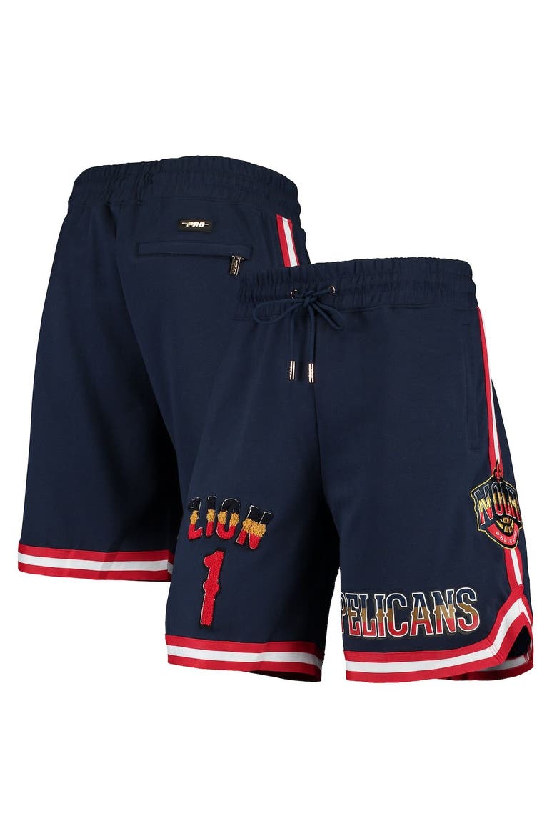Men's Pro Standard Zion Williamson Navy New Orleans Pelicans Player Shorts, Main, color, Navy