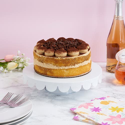 Twine Metal Cake Stand In White