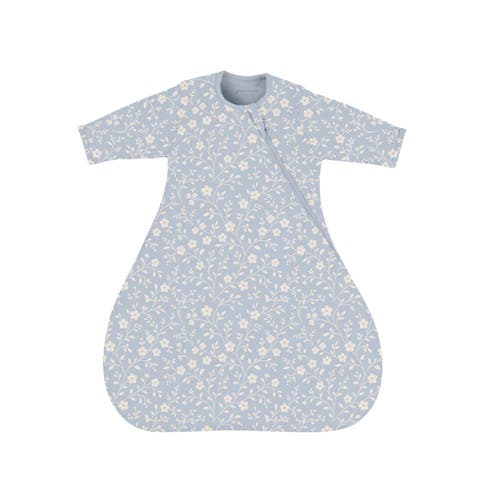 Unisex Baby Long Sleeve Transitional Swaddle Sleep Sack, Easy Diaper Changes, 1.0 TOG