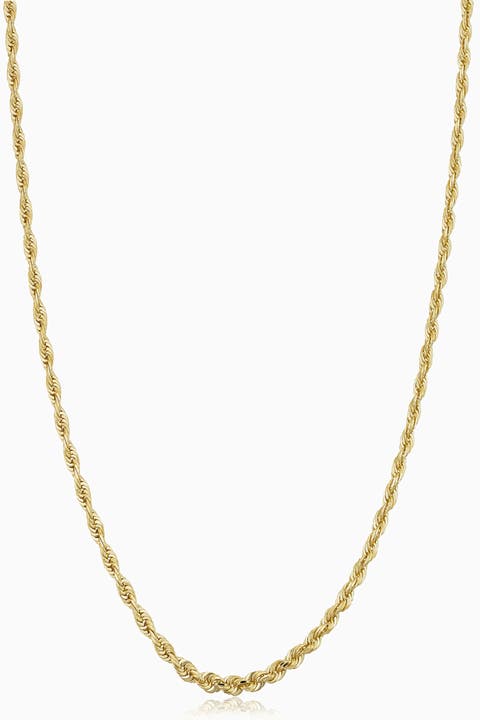 Men's Titan Rope Bold Chain in 14K Gold