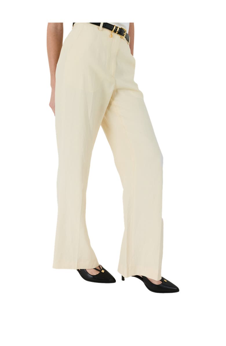 GERARD DAREL Anya Wide Leg Trousers, Main, color, Yellow